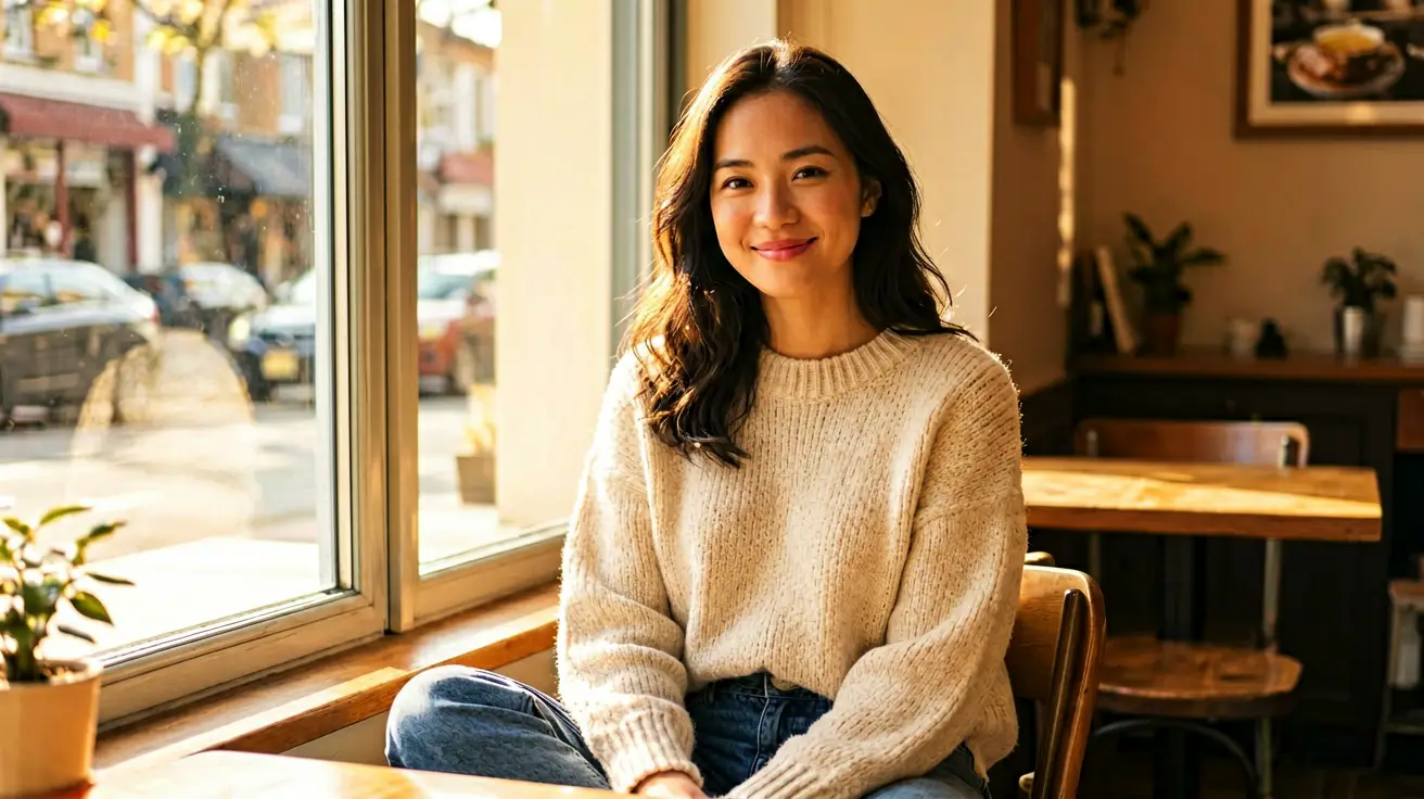 Community AI girl-next-door casual portrait