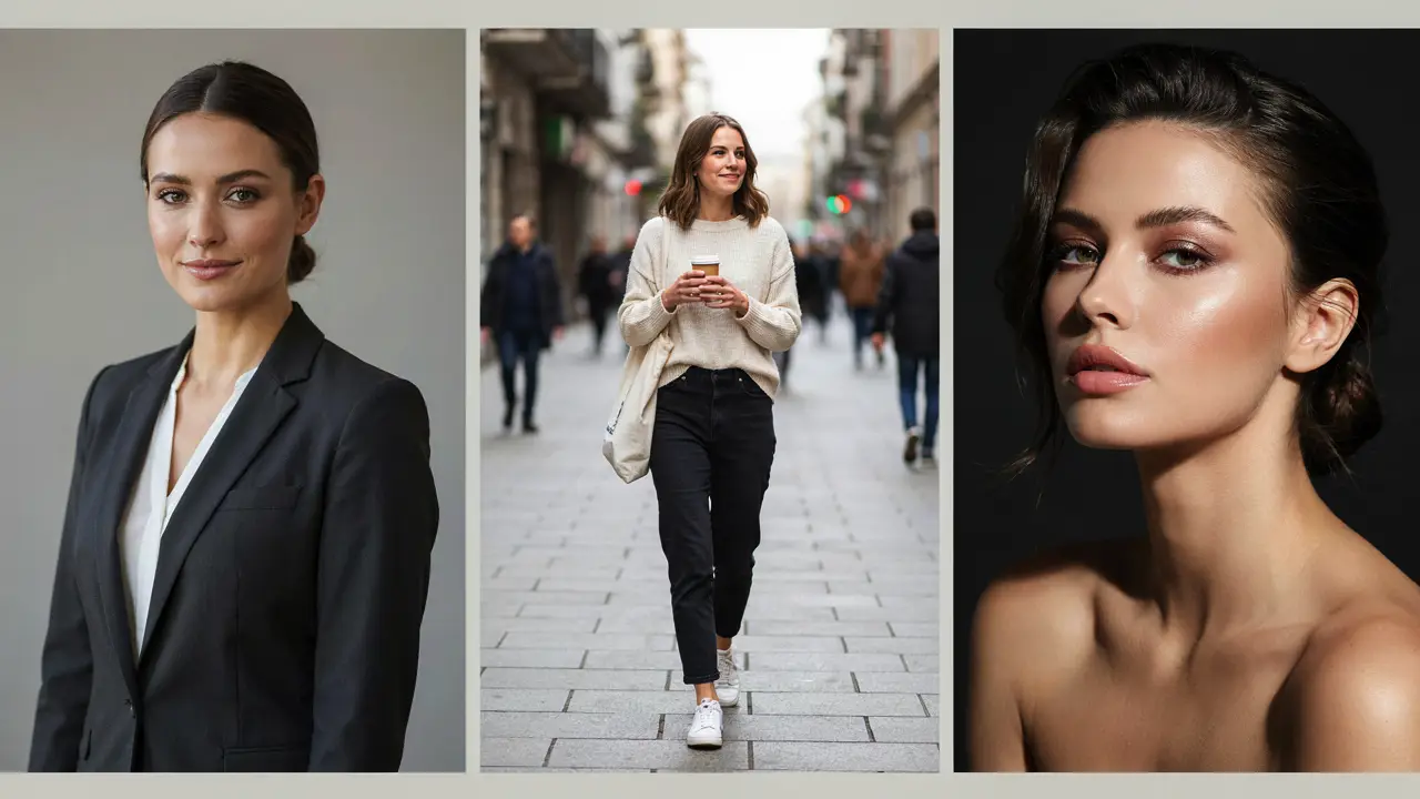 Control style and lighting for portraits