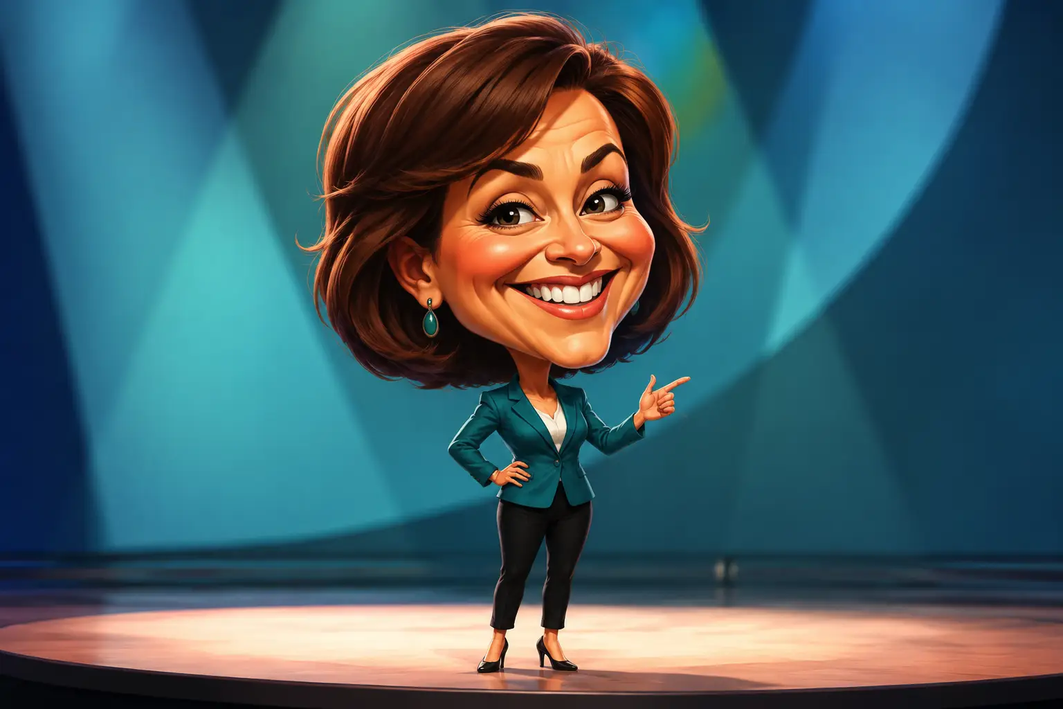 Start from a caricature brief or photo