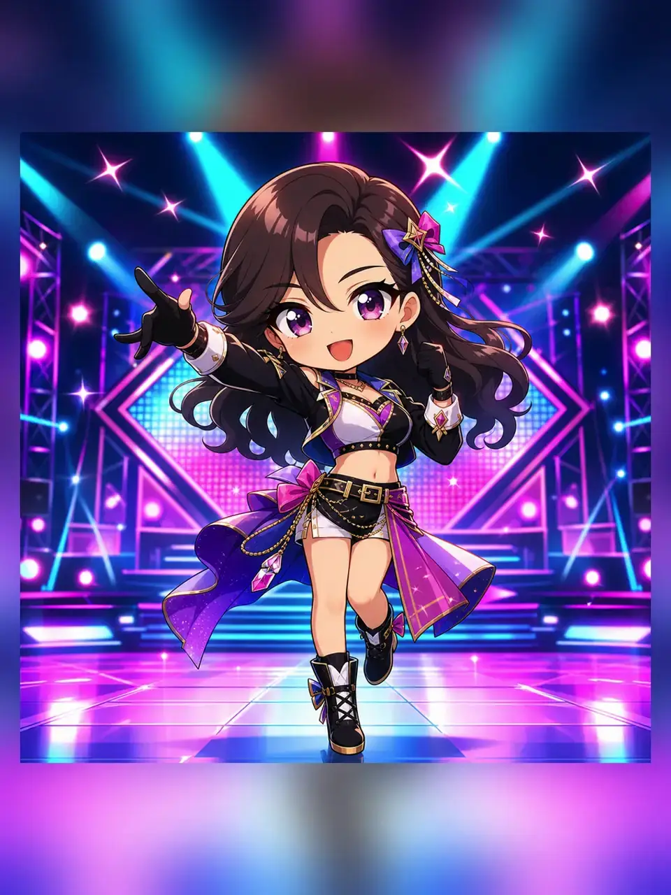 Community cel-shaded chibi idol