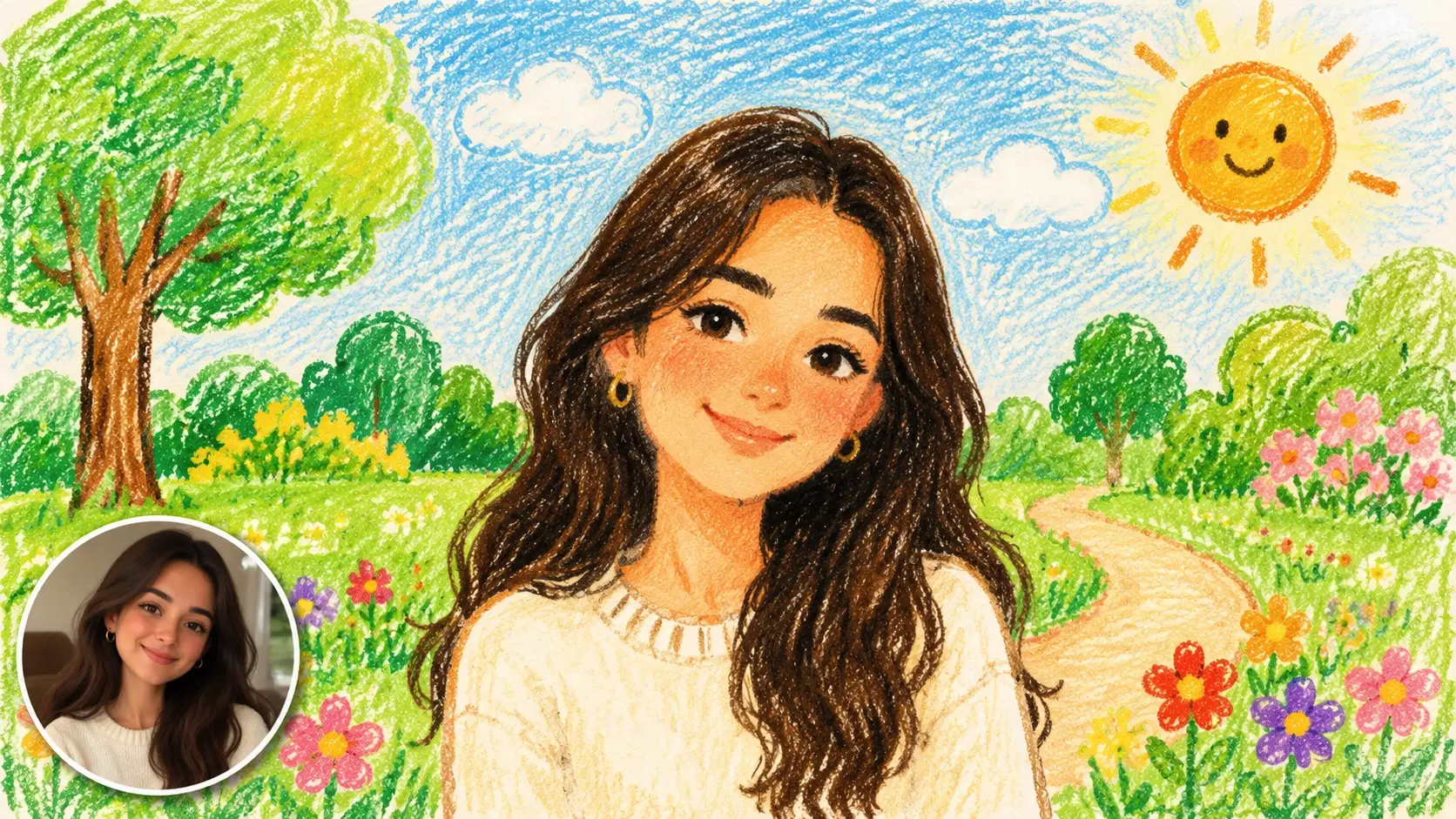 AI Crayon Drawing Generator