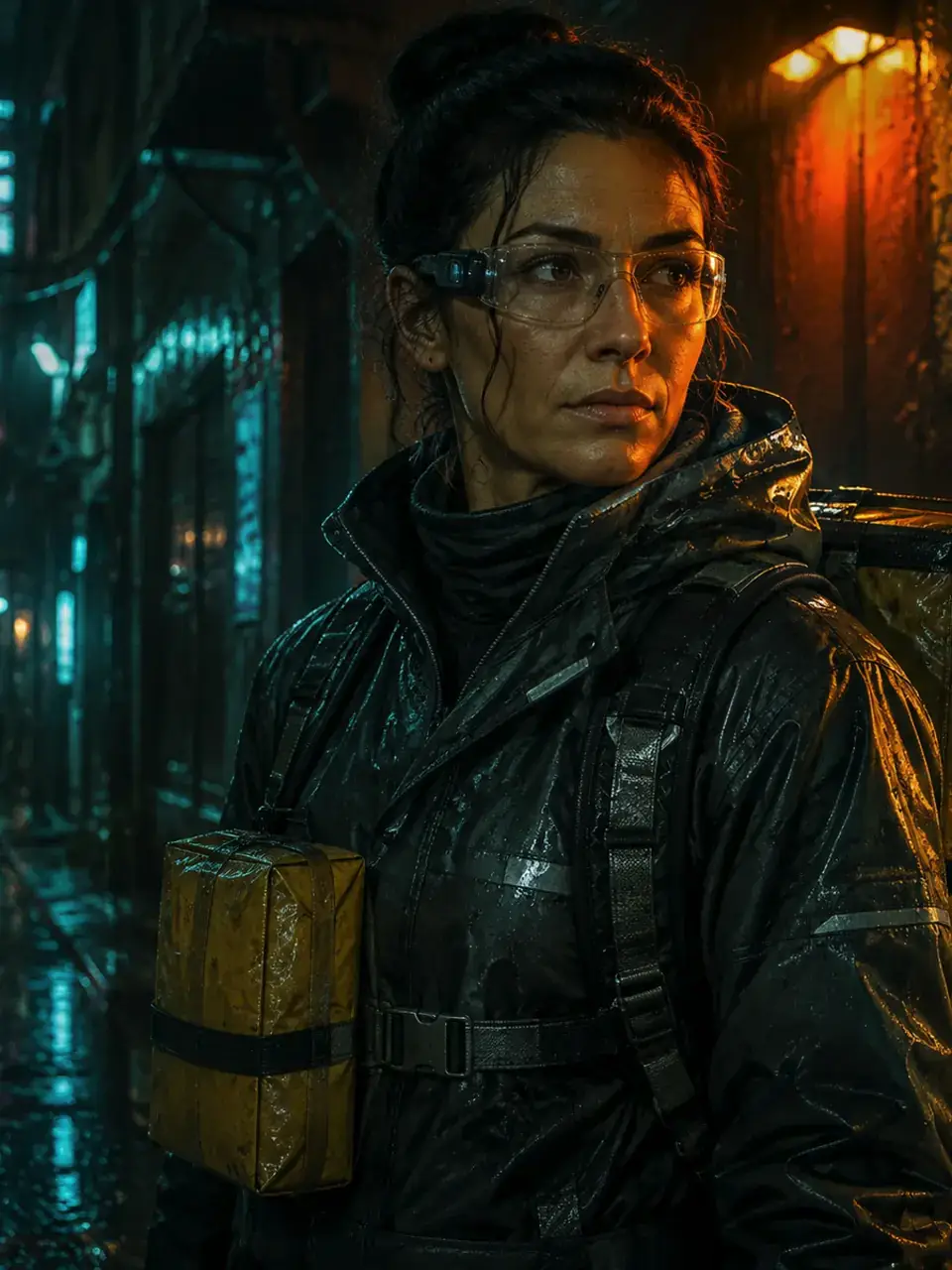 Control cyberpunk style from street to mecha