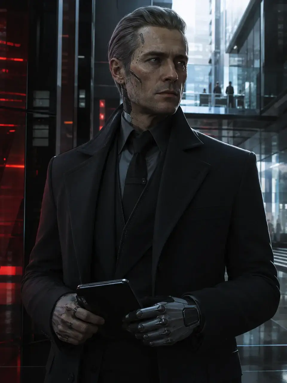 Refine and export cyberpunk-ready images