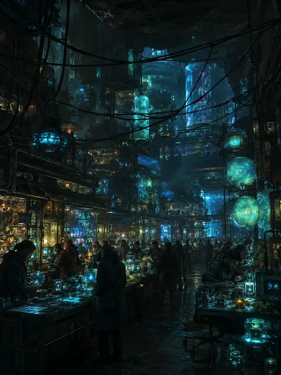 Neon Megacity Concepts