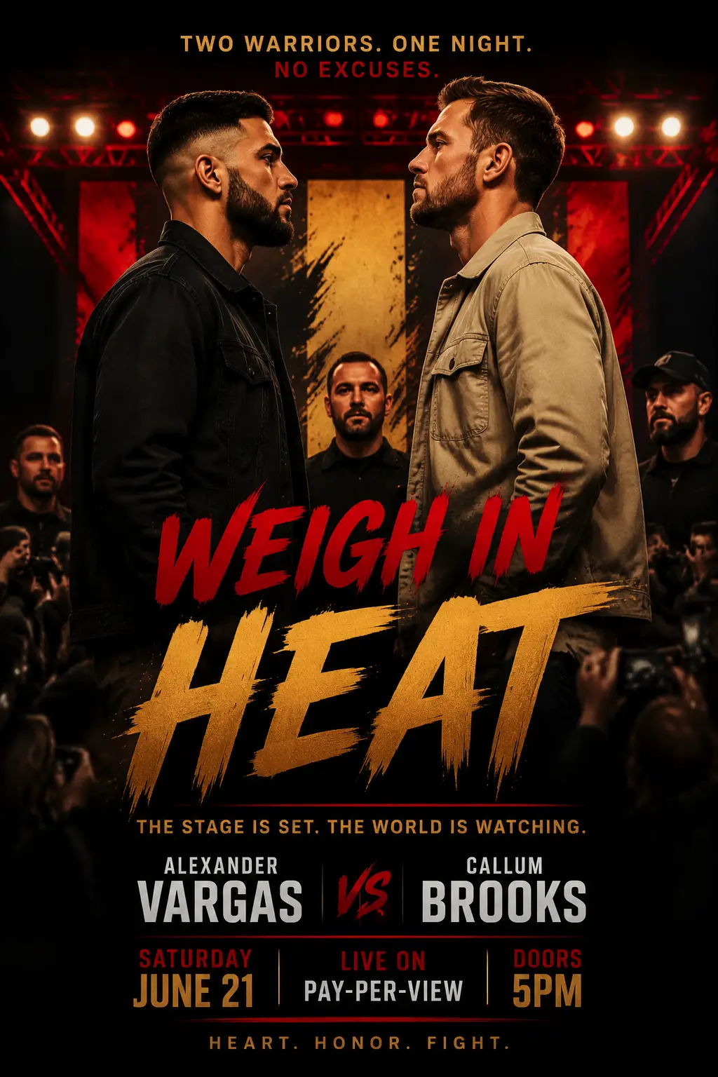 Community weigh-in heat poster