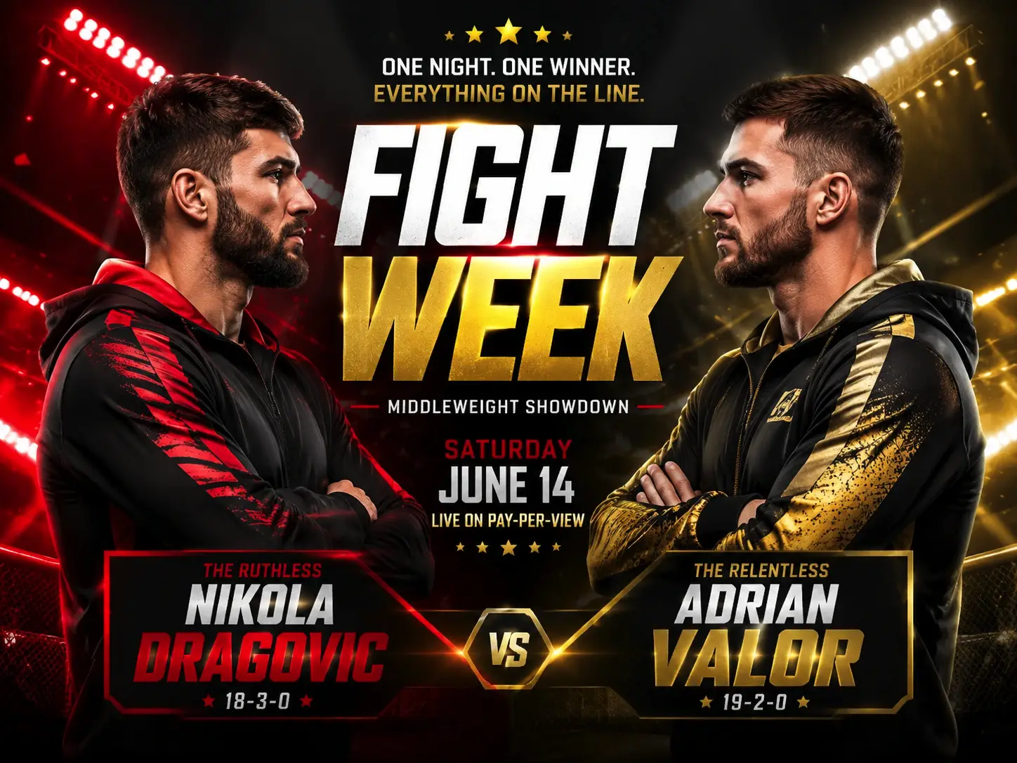 Start from a fight poster brief