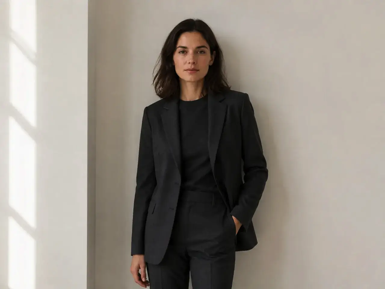 Community quiet editorial suit portrait