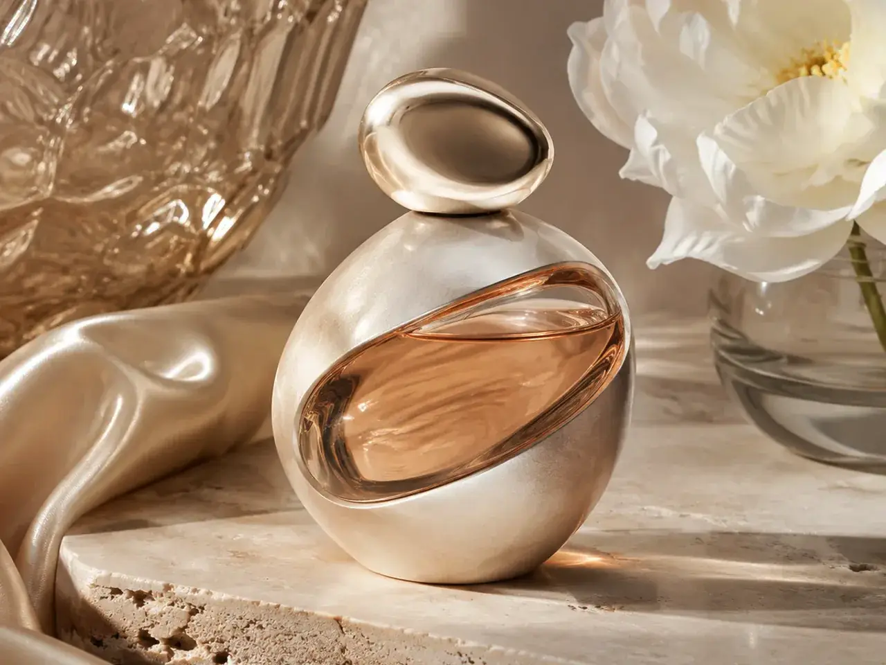Community realistic perfume still-life clip