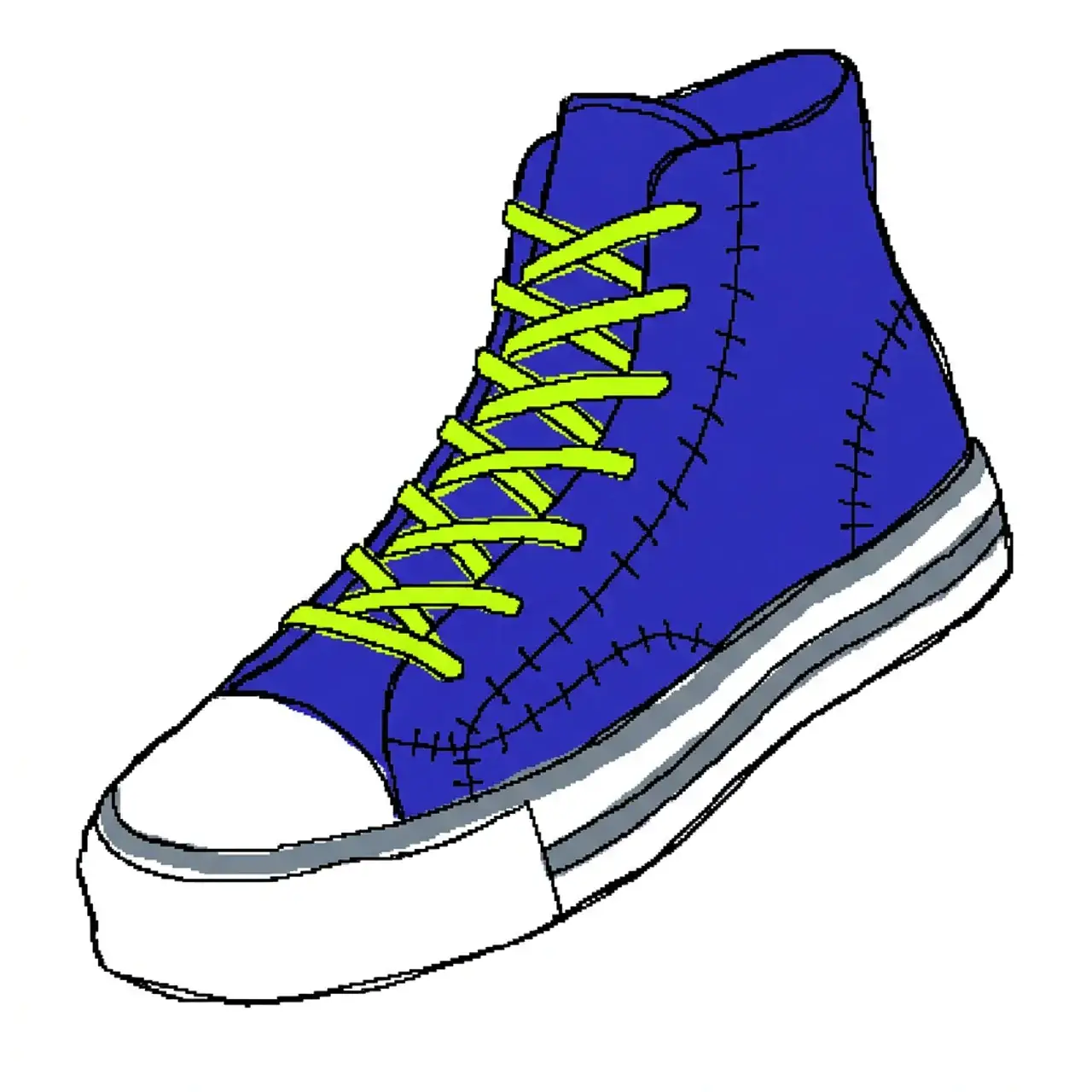 Community crooked sneaker sketch