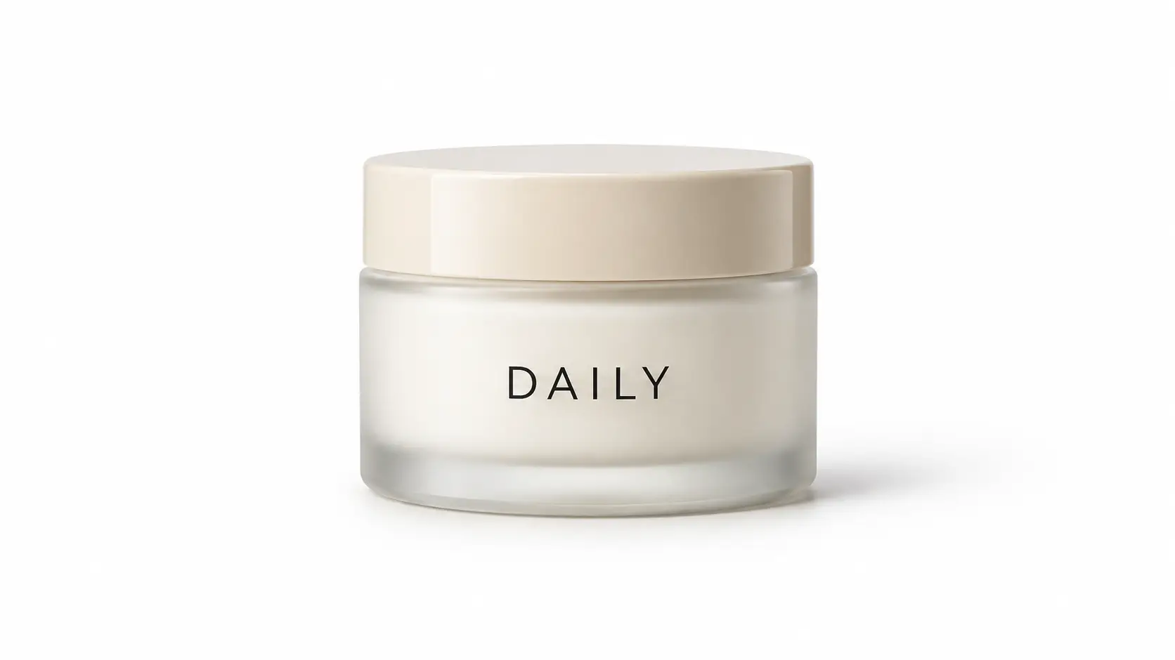 Community cosmetic packshot with exact short copy