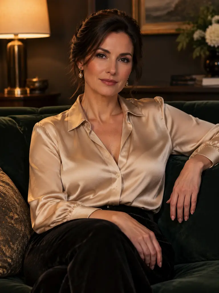 Evening lounge portrait
