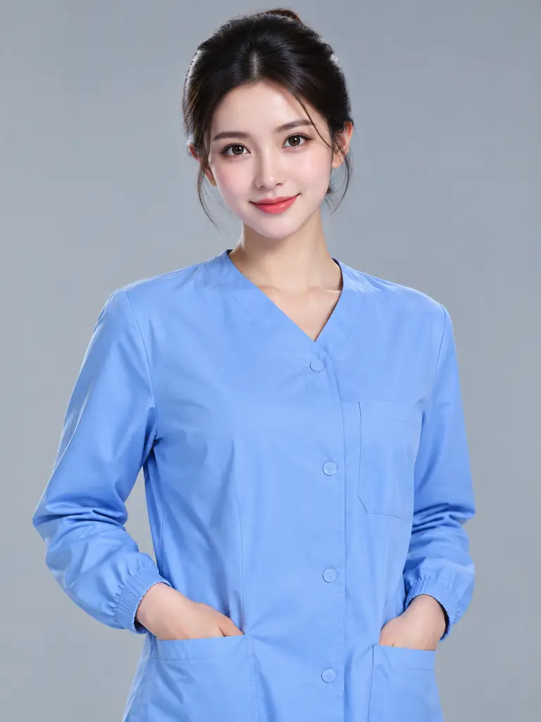 Uniform studio portrait