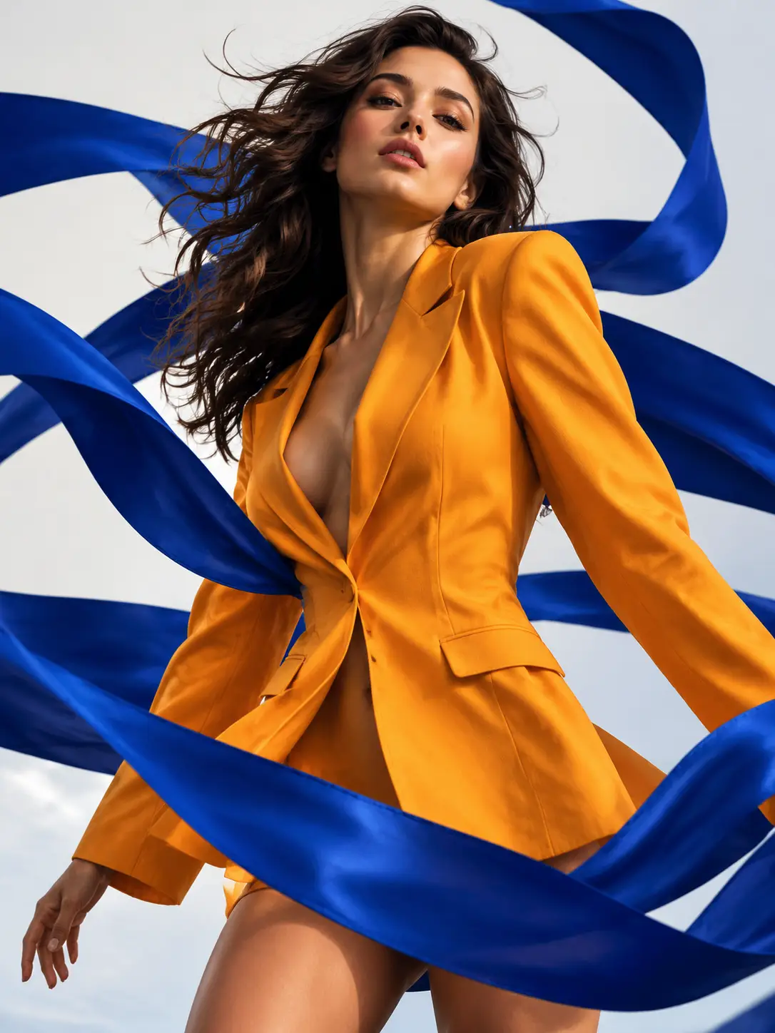 Fashion in motion illustration