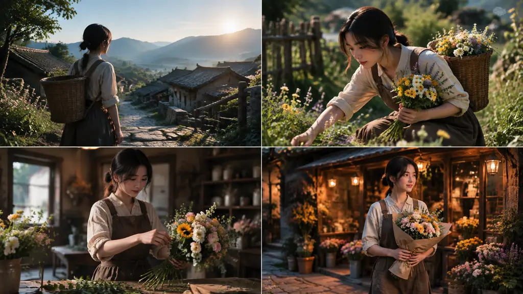 Assemble scenes into a longer story