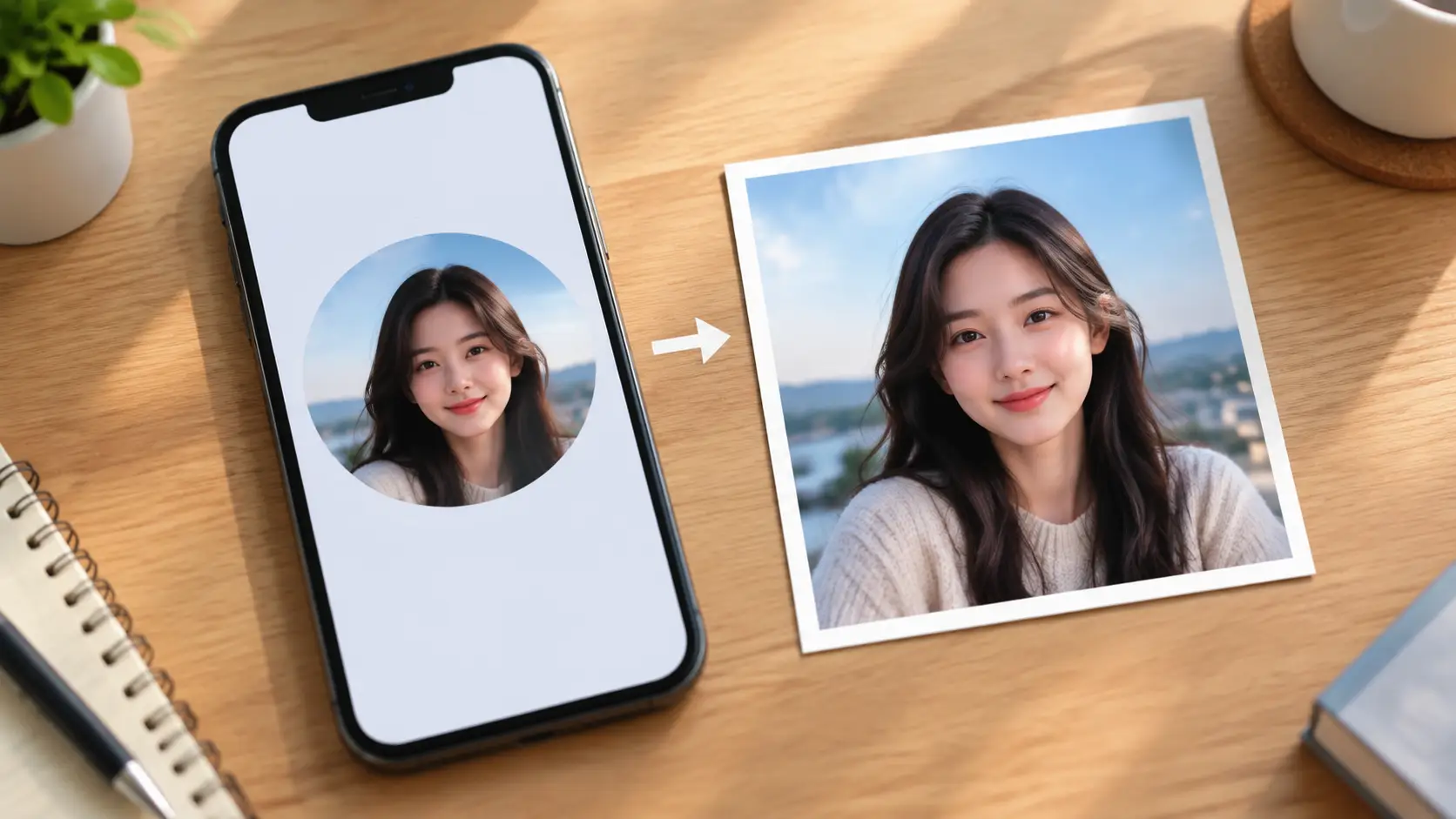 Start from a brief or reference for portrait direction
