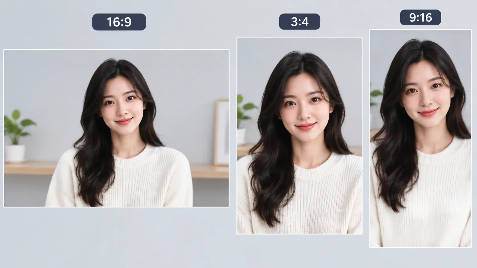 Choose a poster format and distance